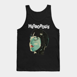 Metropolis Film De Fritz Lang Blanc Tank Top